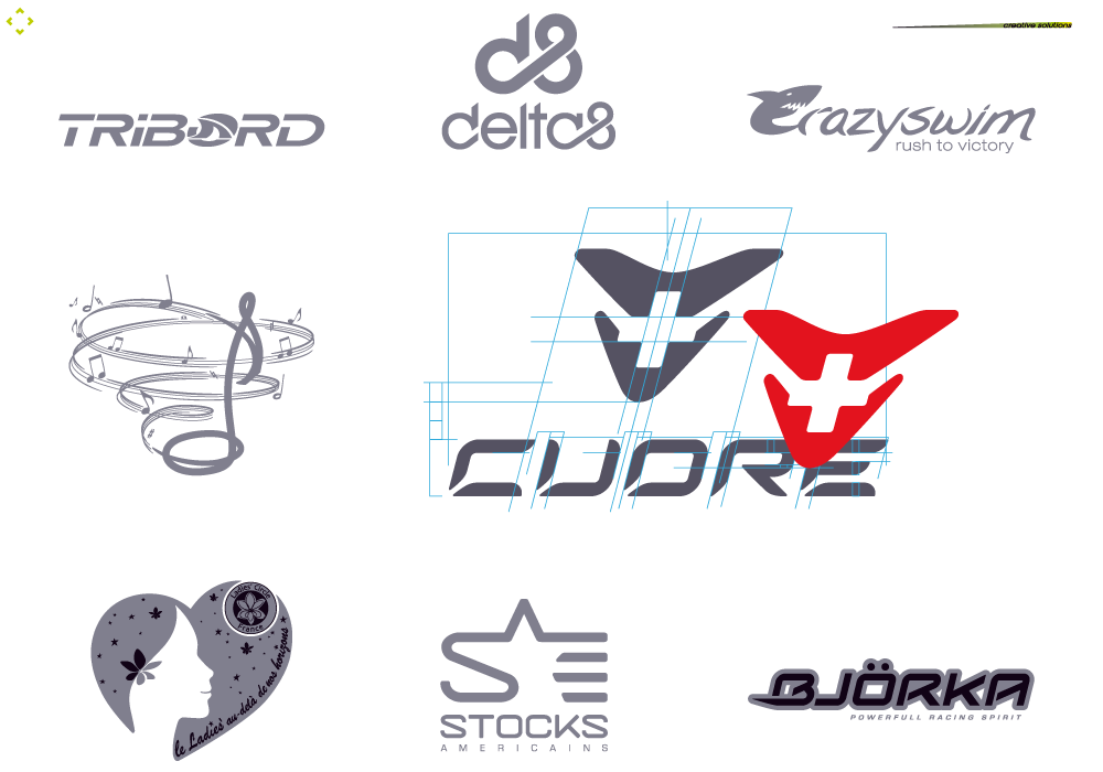 We design logo for famous brand worldwide logo-design